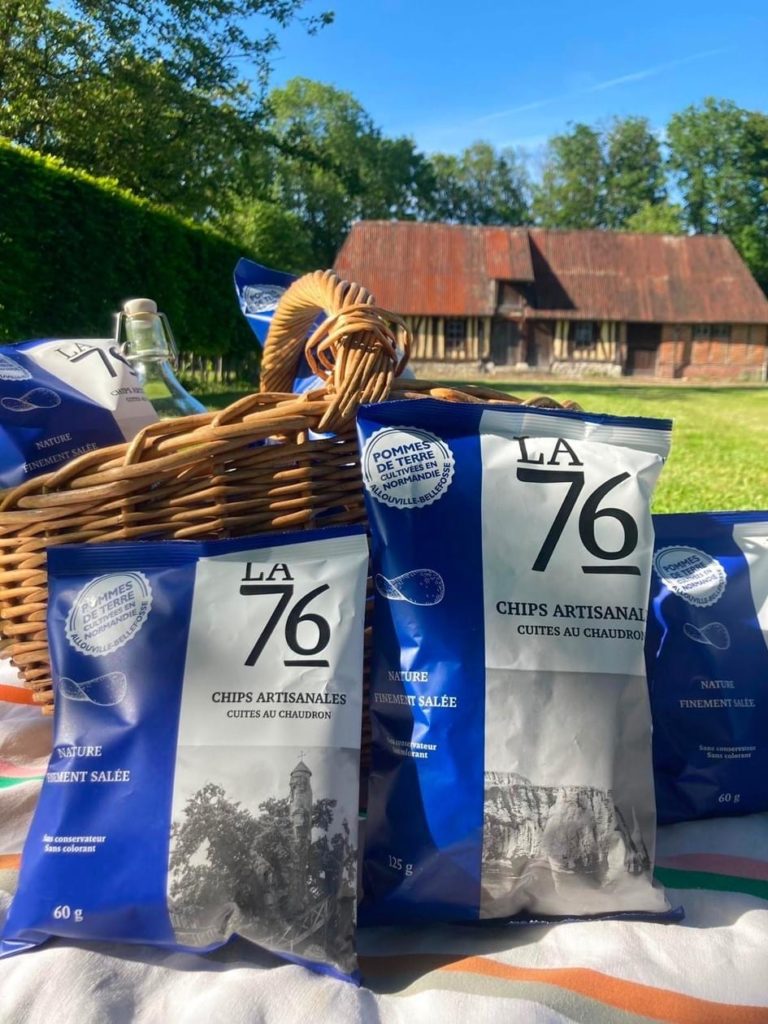 Paquets de chips La 76
